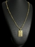 CORDÃO TIJOLINHO 3MM + PINGENTE JESUS - BANHADO A OURO 18K - comprar online