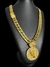 Cordão Grumet 15mm + Pingente Mão Orando Personalizado Banhado A Ouro 18k