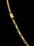 CORDÃO TIJOLINHO TRANÇADO 6MM - BANHADO A OURO 18K - Elite imports 18k 