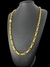 CORDÃO TIJOLINHO TRANÇADO 6MM - BANHADO A OURO 18K
