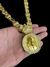 Imagem do KIT CORDÃO DUBAI 17MM PULSEIRA GRUMET 13MM + ANEL + PINGENTE - BANHADO A OURO 18K