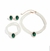 KIT CORDÃO + PAR DE BRINCOS + PULSEIRA PÉROLAS FEMININO - BANHADO A OURO 18K - Elite imports 18k 