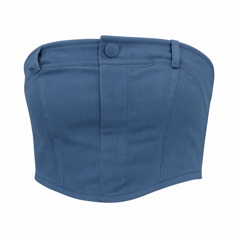 Top Corselet Isis Marinho - comprar online