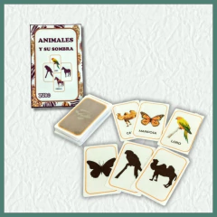 TARJETAS DE ANIMALES Y SU SOMBRA en internet
