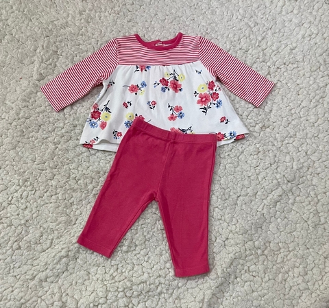 Conjunto Little Me 6M seminovo