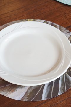 Platos de sitio de papel