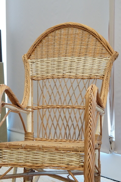 Sillon mecedor mimbre espiga en internet