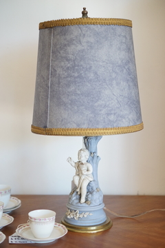 Par de veladores porcelana antiguos - Nativa Interiores