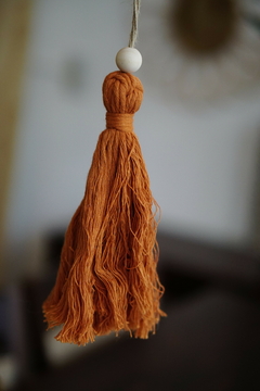 Borla puertero macrame algodon