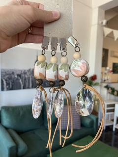 Set x4 pesas p/ mantel redondo rosa - comprar online