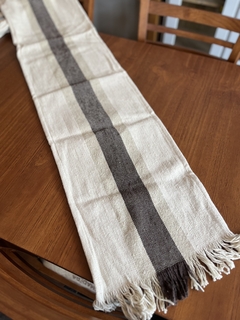 Camino algodon beige marron combinado - comprar online