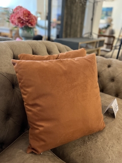 Set x2 almohadon 40x40 pana terracota - comprar online