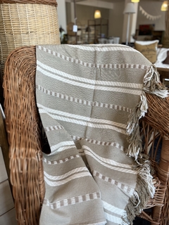 Manta Wara beige - comprar online