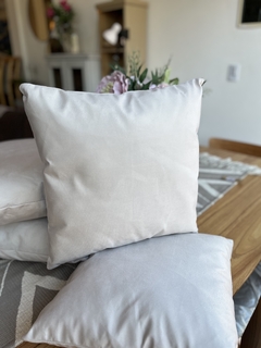 Set x2 almohadon 40x40 pana natural - comprar online