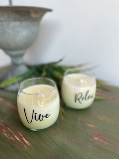 Vela de soja bombe