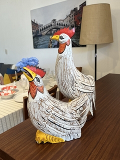 Set x2 gallos madera - comprar online