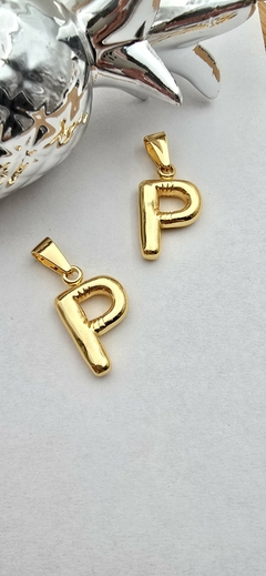 DIJE INICIAL "P" INFLADA/AD
