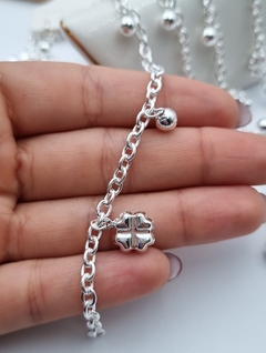 PULSERA LIZ TREBOL / AB - comprar online