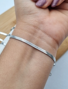 PULSERA ESPEJO CHATA / AQ - comprar online