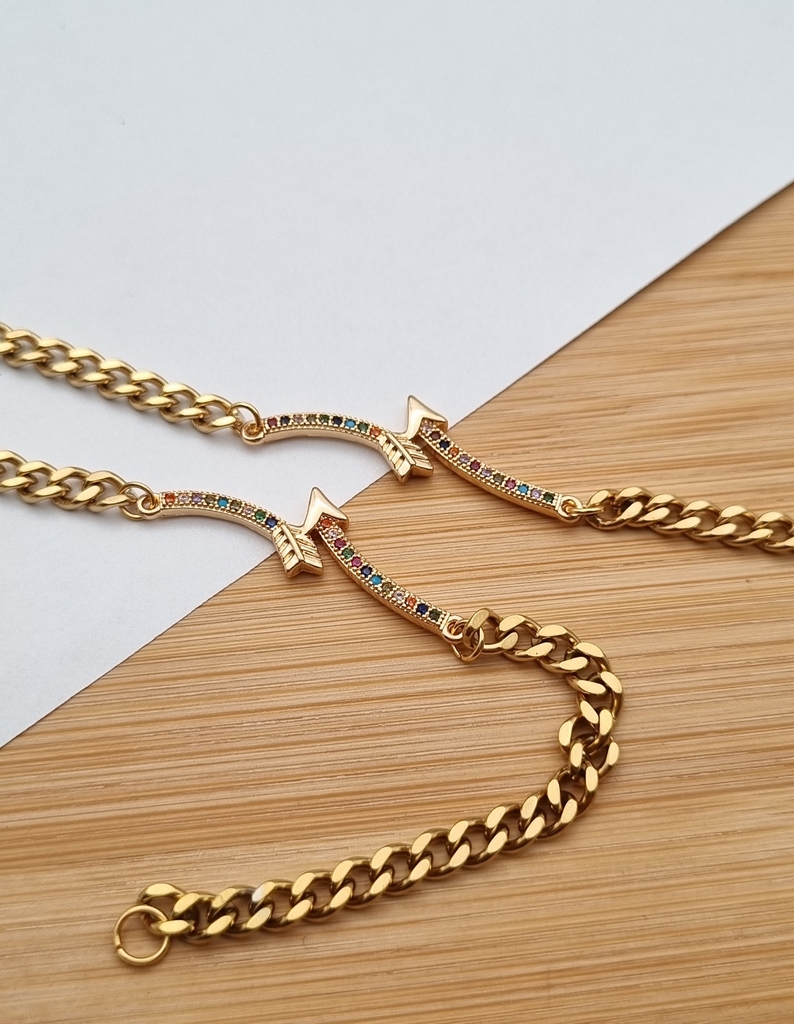 Pulsera Figaro Flechas Colores/ Ad thumbnail 3