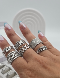 CAJA DE ANILLOS X36 / AQ - nya joyas