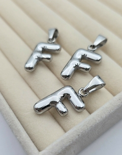 DIJE INICIAL "F" INFLADA / AQ - comprar online