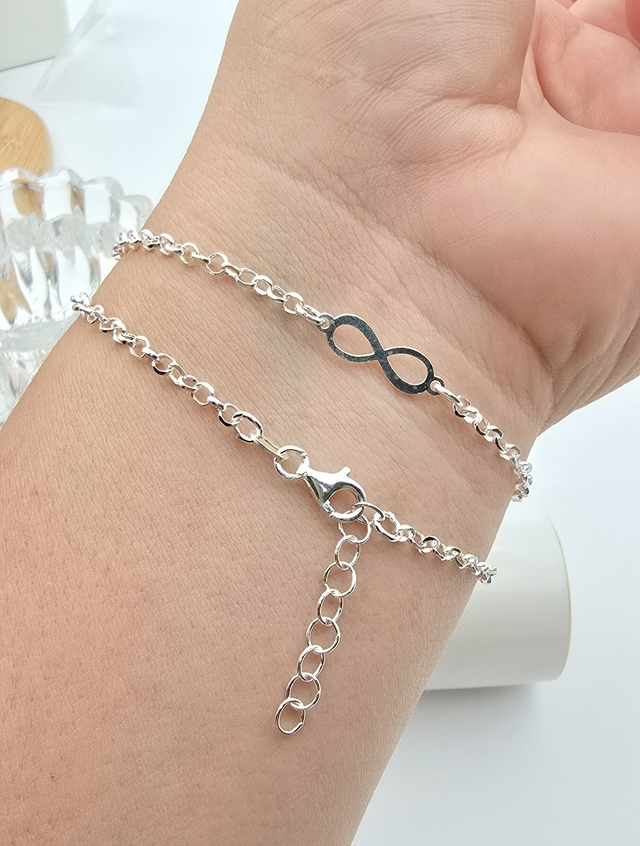 Pulsera Infinito/Plata thumbnail 2