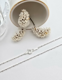 CADENA PALITO 45cm/PLATA