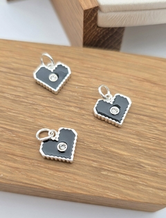 DIJE CORAZÓN PIXEL/AB - comprar online