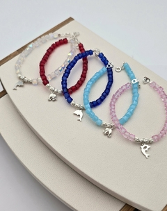 PULSERA CRISTAL DE ROCA/PLATA