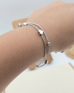 PULSERA DOBLE BOX AMOR /AQ