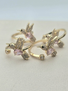 ANILLO COLIBRÍ REGULABLE ROSA/AD en internet