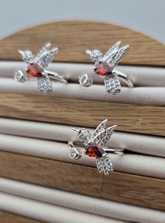 ANILLO COLIBRÍ REGULABLE/AB