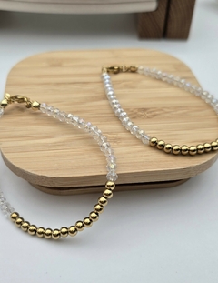PULSERA DULCE BOLITAS CRISTAL /AD