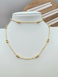 CADENA CLASICA DOBLE BOLITA /D