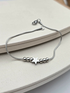 PULSERA JULIETA ESTRELLA/AQ - comprar online