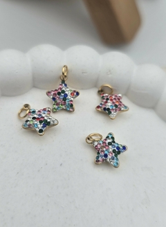 DIJE ESTRELLA STRASS COLOR /AD - comprar online