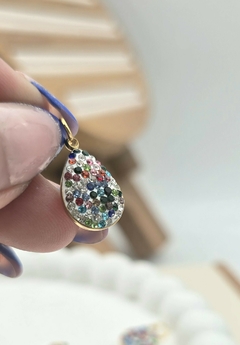 DIJE GOTA STRASS COLOR /AD