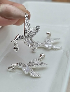 DIJE CIGÜEÑA CRISTAL /AB - comprar online
