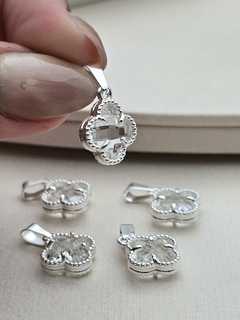 DIJE TREBOL CRISTAL /AB