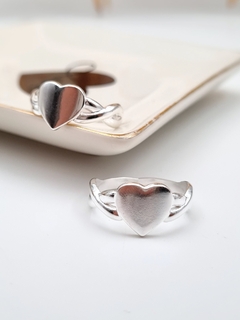 ANILLO CORAZÓN DOS TIRAS / AB T:17 L2