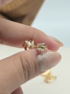 AROS MARIPOSITA CRISTAL /AD