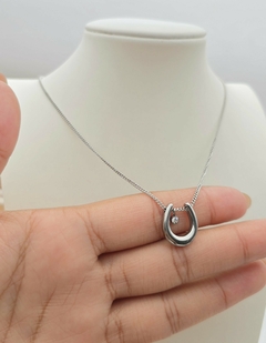 CONJUNTO HERRADURA CRISTAL /AQ