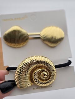 COLETS + PRENDEDOR DORADO