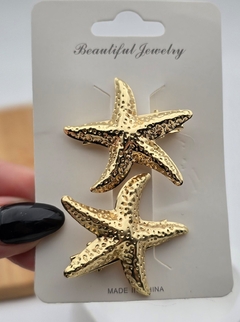 BROCHES ESTRELLA MAR X2 - comprar online