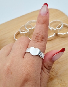 ANILLO CINTO CORAZÓN T°17 REGULABLE /AB L2 en internet