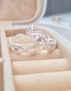 ANILLO OJITOS BOLITAS t:18/AB L2