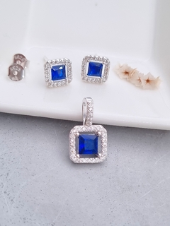 CONJUNTO AYUMI AZUL/PLATA