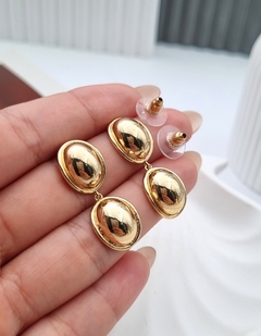 AROS TAZAS / PLASTICO BAÑADO DORADO - comprar online