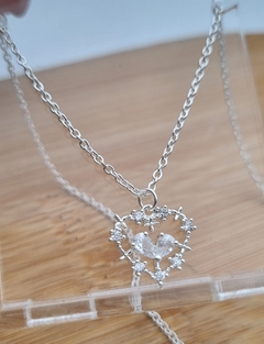 CONJUNTO CORAZÓN DESTELLO/AB